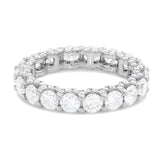 U Prong Diamond Eternity Band - Shyne Jewelers White Gold 4 Shyne Jewelers