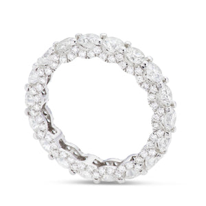 U Prong Diamond Eternity Band - Shyne Jewelers White Gold 4 Shyne Jewelers