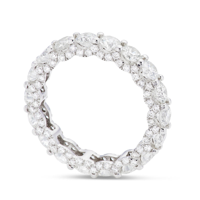 U Prong Diamond Eternity Band - Shyne Jewelers White Gold 4 Shyne Jewelers