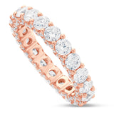 U Prong Diamond Eternity Band - Shyne Jewelers Yellow Gold 4 Shyne Jewelers