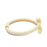 Unisex Baguette Diamond Bangle - Shyne Jewelers Yellow Gold Shyne Jewelers