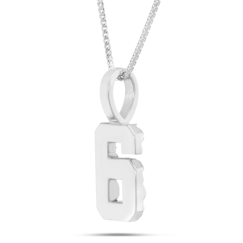 Varsity Number Pendant, Large - Shyne Jewelers Yellow Gold 0 Shyne Jewelers