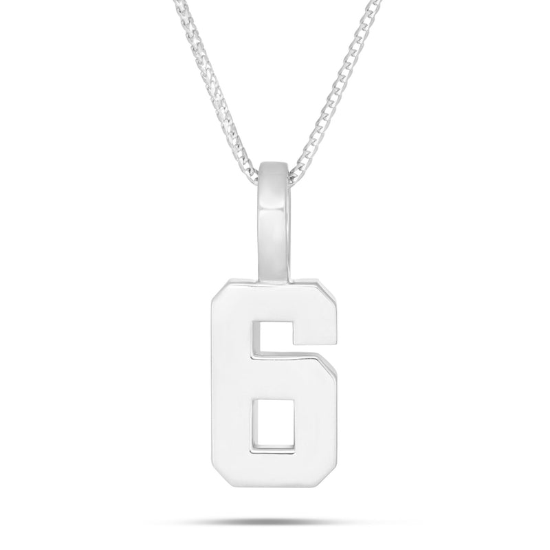 Varsity Number Pendant, Large - Shyne Jewelers Yellow Gold 0 Shyne Jewelers