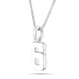 Varsity Number Pendant, Small - Shyne Jewelers Yellow Gold 0 Shyne Jewelers