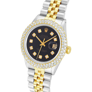 Women's Rolex DateJust 31mm with Diamond bezel - Shyne Jewelers Rolex