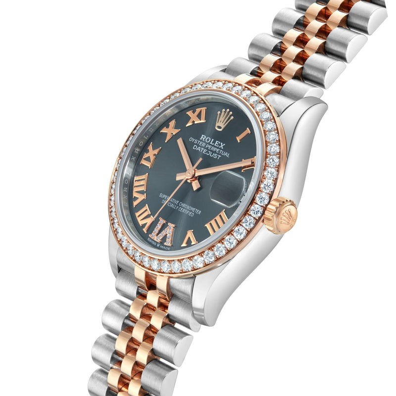 Women's Rolex DateJust 31mm with Diamond bezel - Shyne Jewelers Rolex