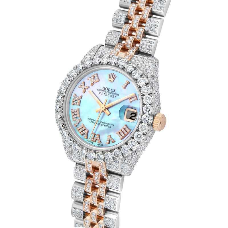 Women's Rolex DateJust 31mm with Diamonds - Shyne Jewelers Rolex