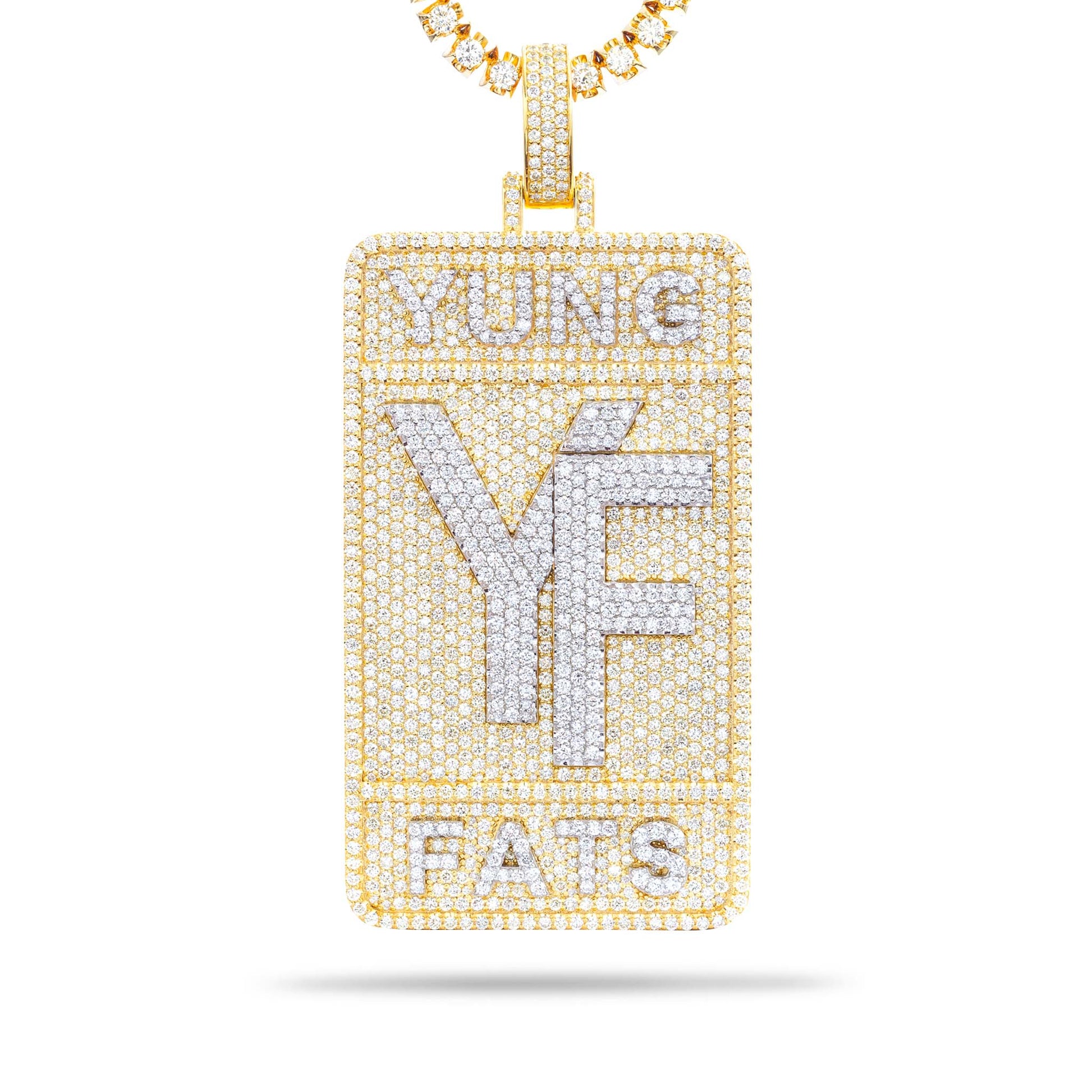 Young Fats "60k Fats" Custom Diamond Pendant - Shyne Jewelers Shyne Jewelers