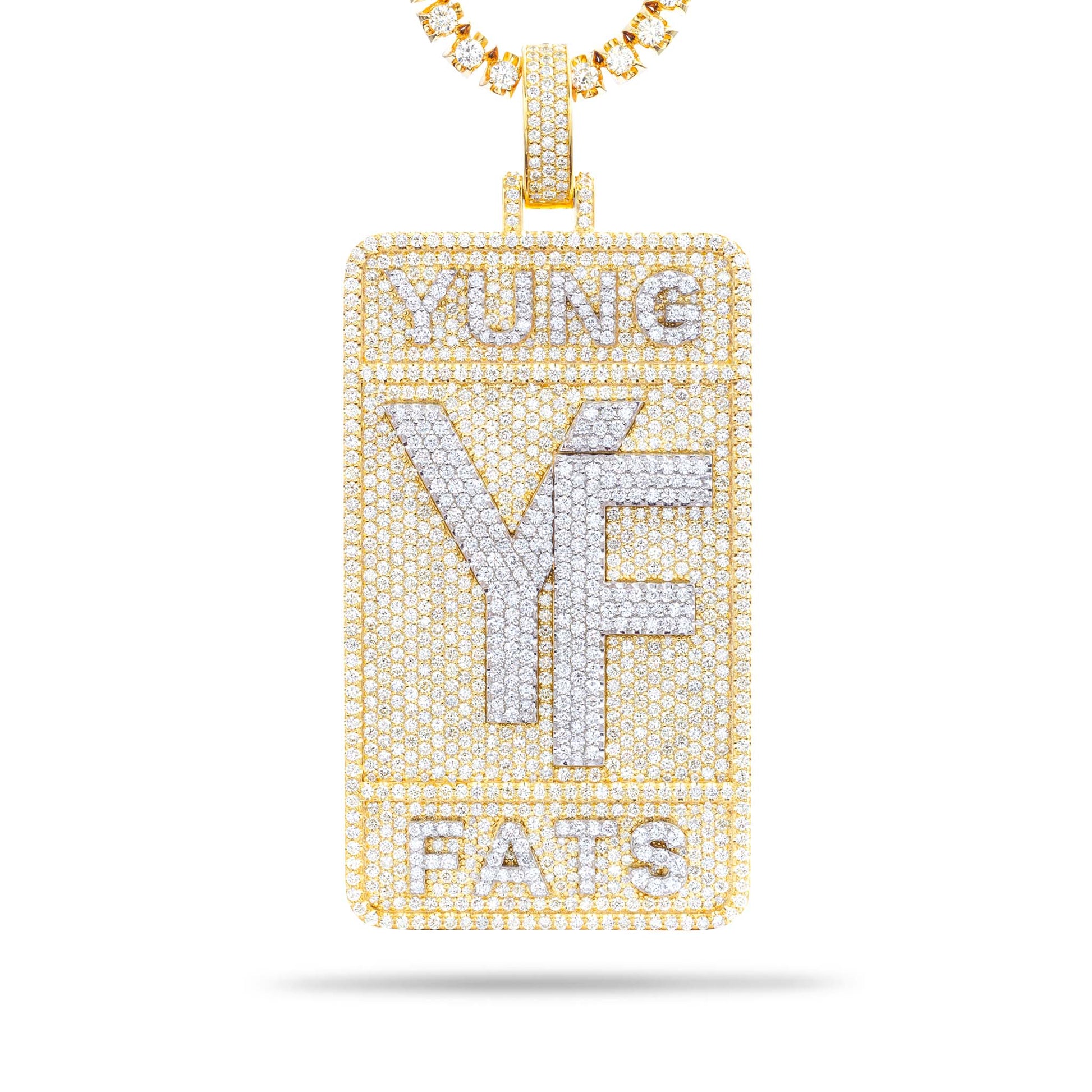 Young Fats "60k Fats" Custom Diamond Pendant - Shyne Jewelers Shyne Jewelers